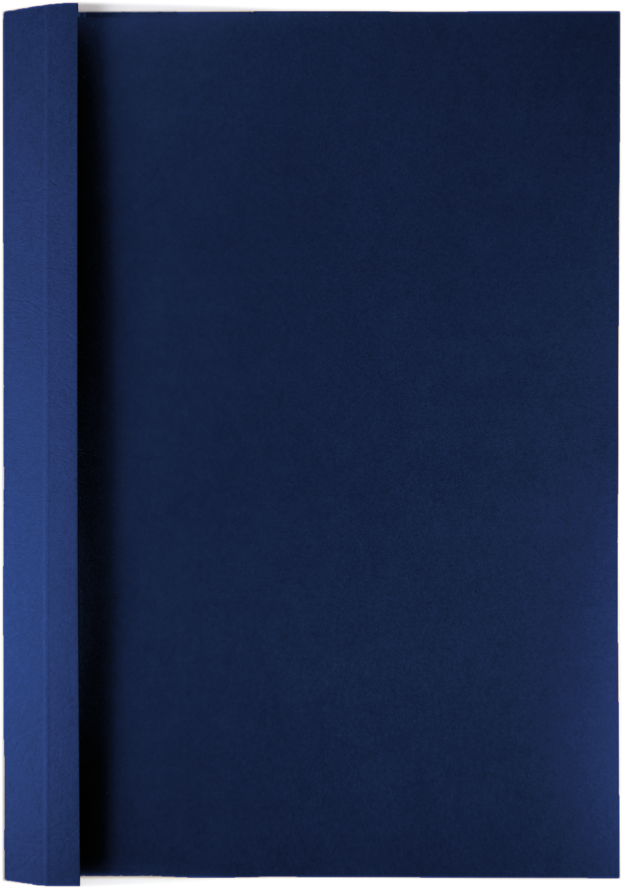 Produktabbildung blaue Ösenmappe mit Frontfolie