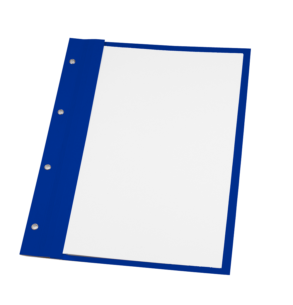 Produktabbildung Bilanzmappe blau mit Foliendeckel