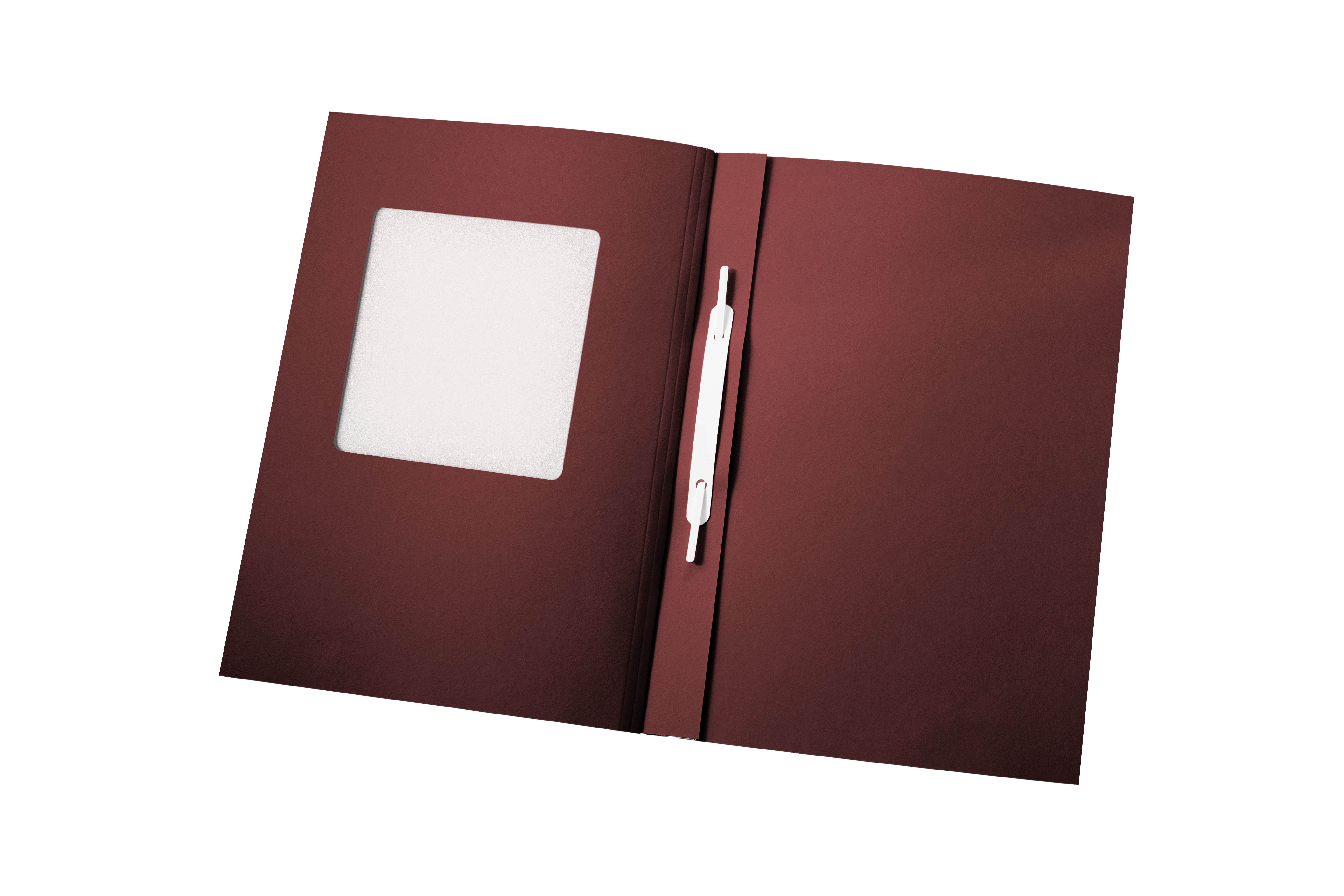 Produktabbildung derBilanzmappe rot mit Abheftmechanik