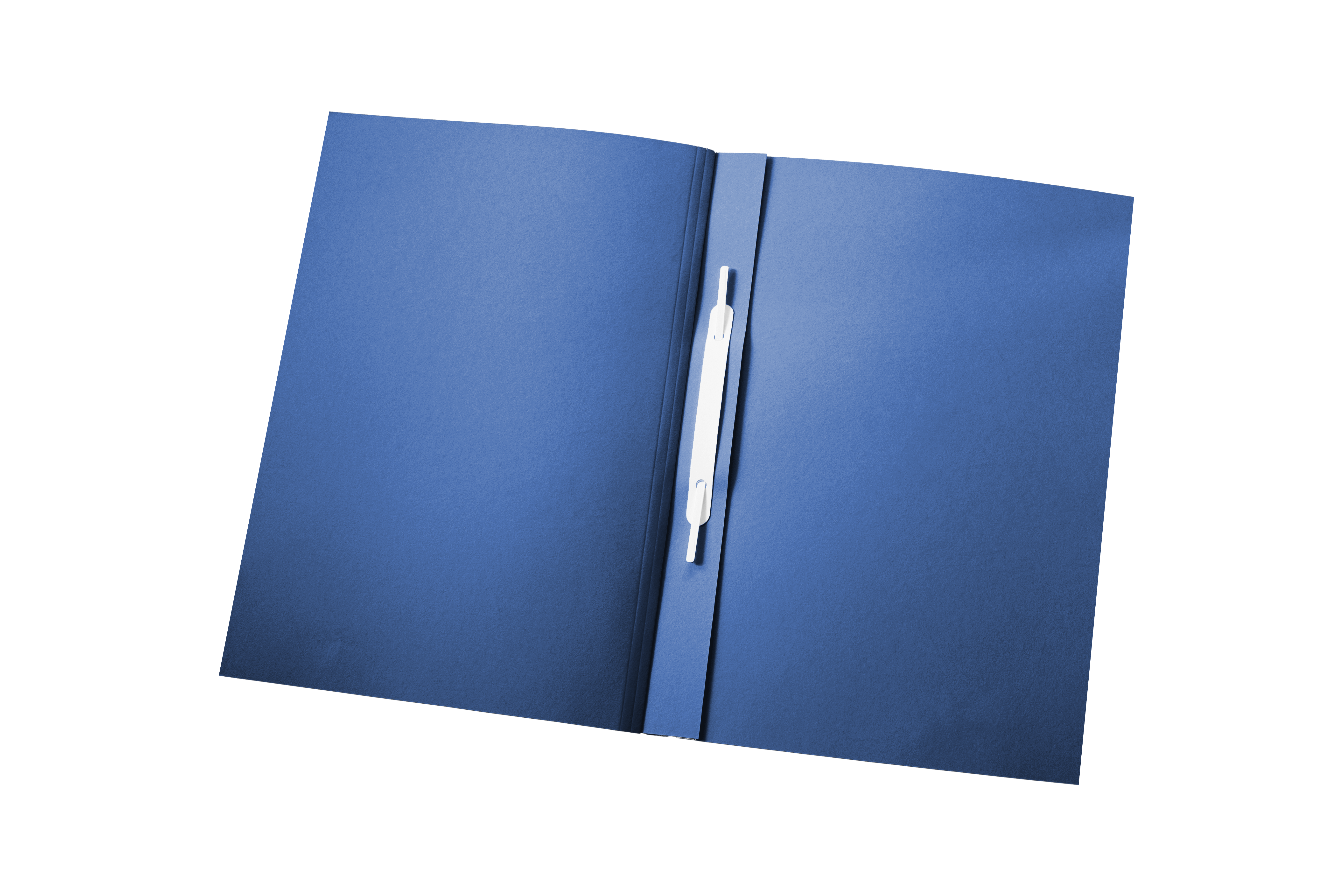 Produktabbildung der Bilanzmappe blau mit Abheftmechanik