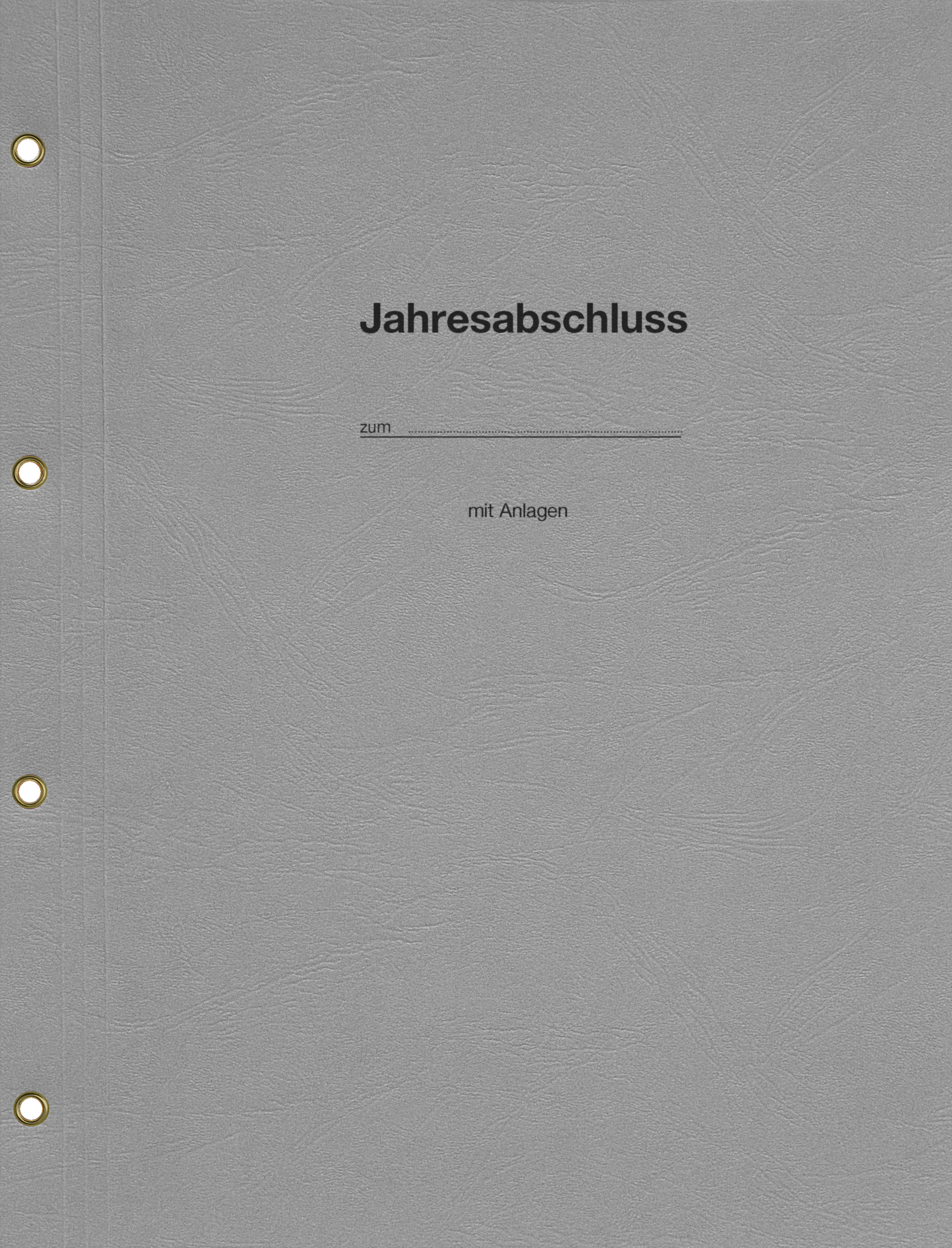 Produktabbildung graue Bilanzmappe Jahresabschluss