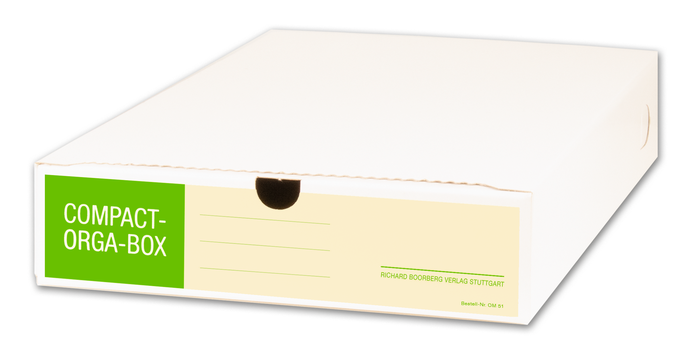 Produktabbildung des Archiv-Ablageordners weiß OM 51